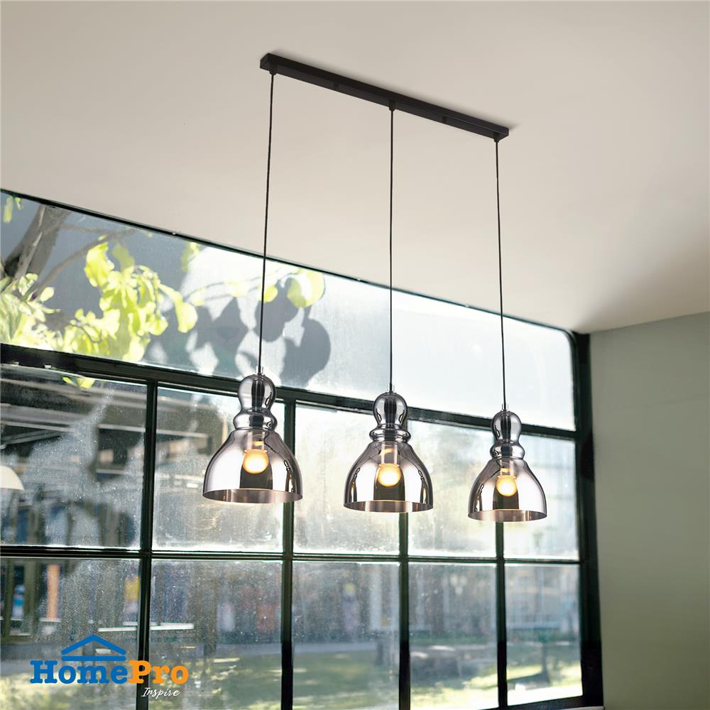 ไฟช่อ CARINI MS23977CAR 3 หัว สีดำ