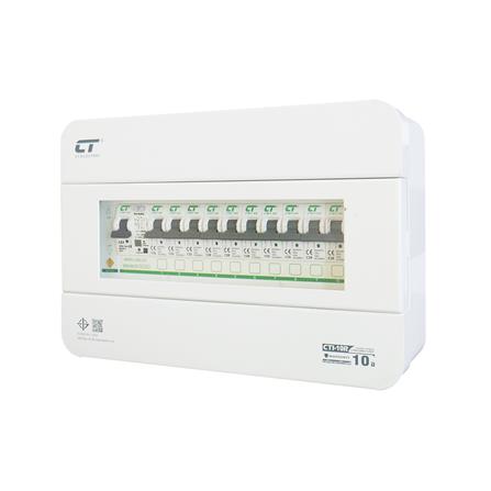 ชุดตู้คอนซูมเมอร์ยูนิต CTI-10 ช่อง เมนกันดูด 63 แอมป์ CT ELECTRIC_1
