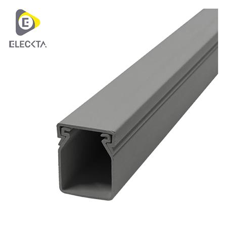 รางเก็บสายไฟวายเวย์ PVC ELECKTA 40X30 มม. 2 เมตร สีเทา_0