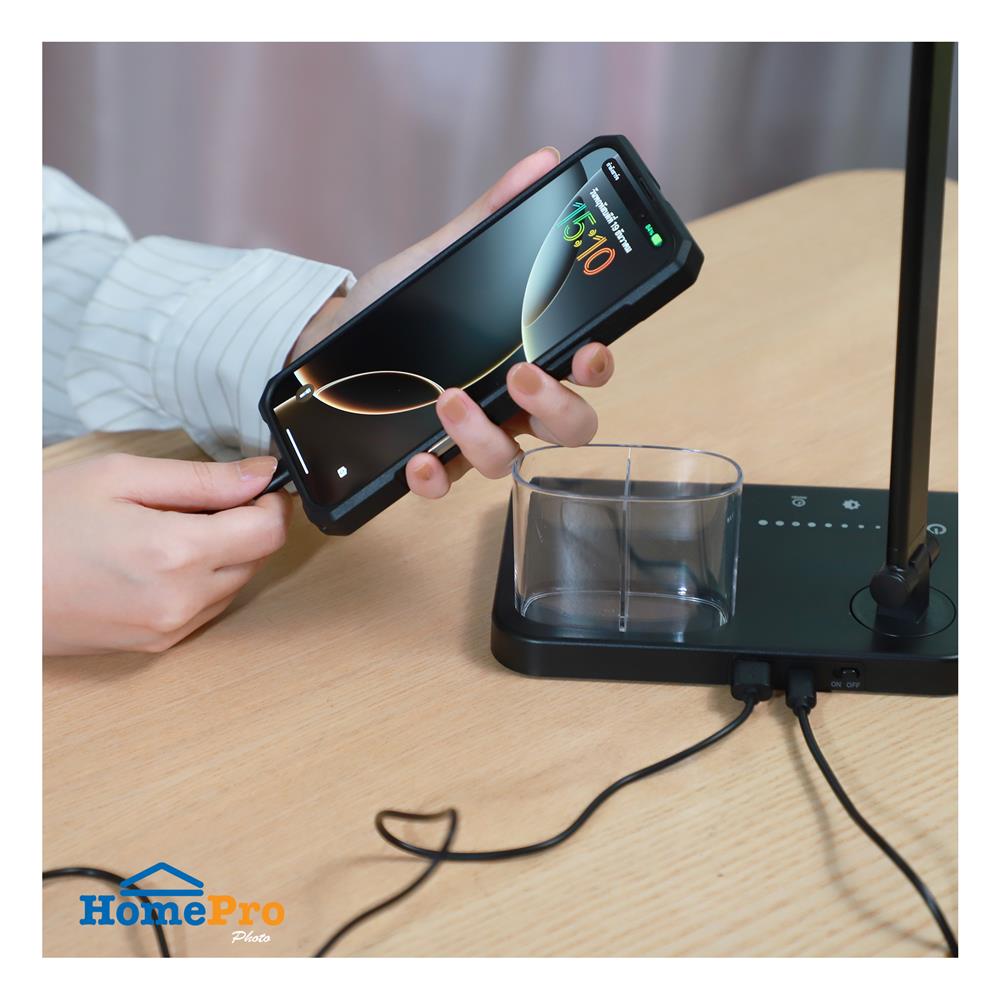 ไฟอ่านหนังสือ LED CARINI MT602BK 5 วัตต์ สีดำ