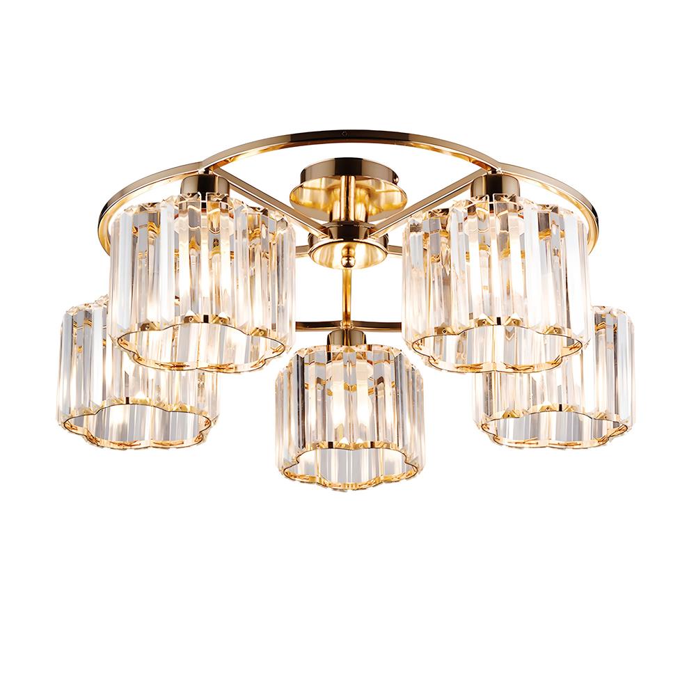 ไฟถาด CARINI MS23975 สีทอง/ใส 5 หัว