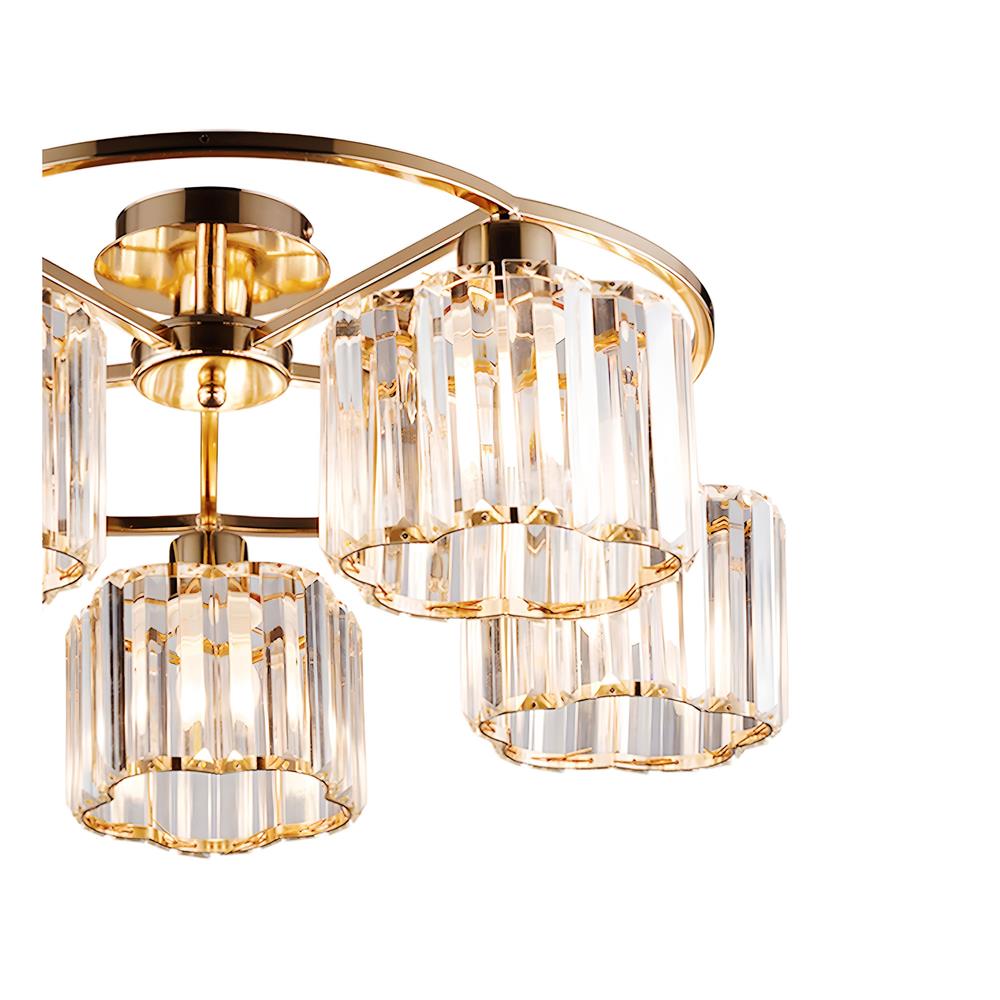 ไฟถาด CARINI MS23975 สีทอง/ใส 5 หัว