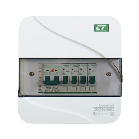 ชุดตู้คอนซูมเมอร์ยูนิต CTU-4 ช่อง เมนกันดูด 50 แอมป์ CT ELECTRIC_0
