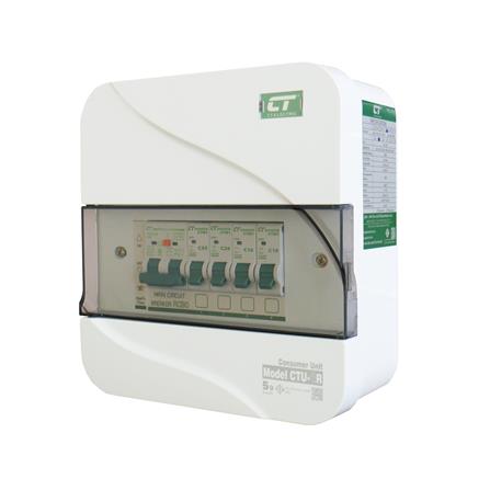 ชุดตู้คอนซูมเมอร์ยูนิต CTU-4 ช่อง เมนกันดูด 50 แอมป์ CT ELECTRIC_1