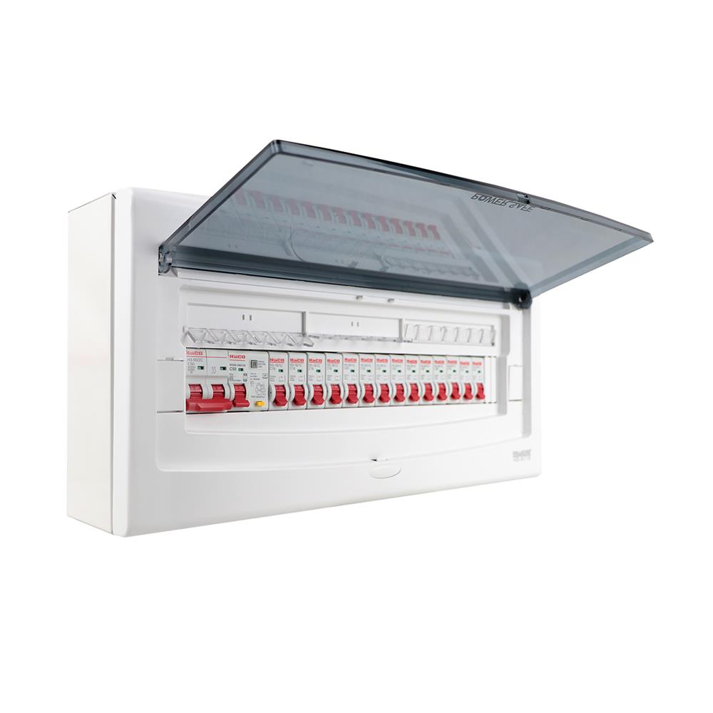 ชุดตู้คอนซูเมอร์ยูนิต 14 ช่อง เมนกันดูด 50 แอมป์ HACO