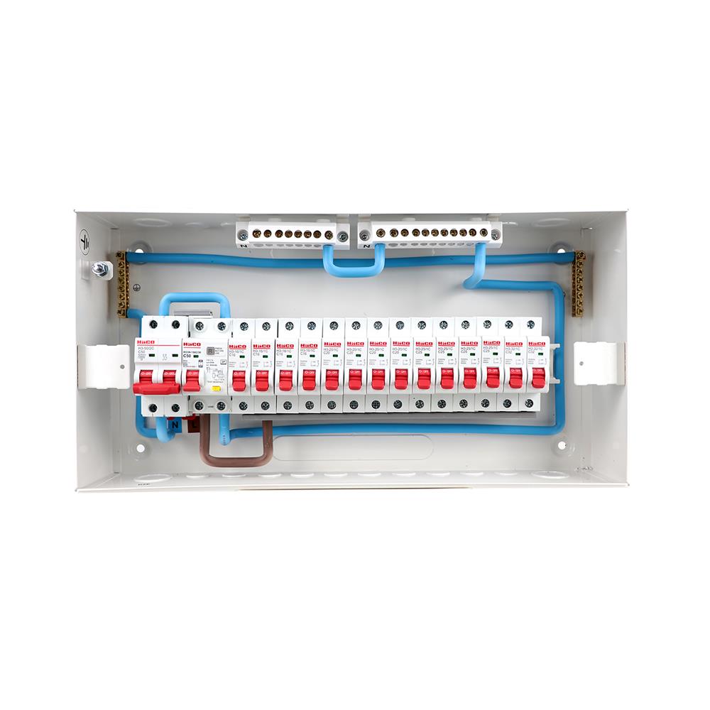 ชุดตู้คอนซูเมอร์ยูนิต 14 ช่อง เมนกันดูด 50 แอมป์ HACO