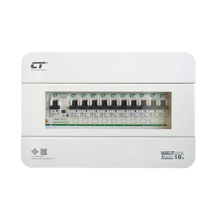 ชุดตู้คอนซูมเมอร์ยูนิต CTI-10 ช่อง เมนกันดูด 50 แอมป์ CT ELECTRIC_0