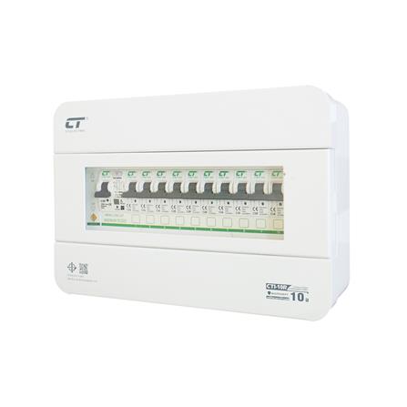 ชุดตู้คอนซูมเมอร์ยูนิต CTI-10 ช่อง เมนกันดูด 50 แอมป์ CT ELECTRIC_1