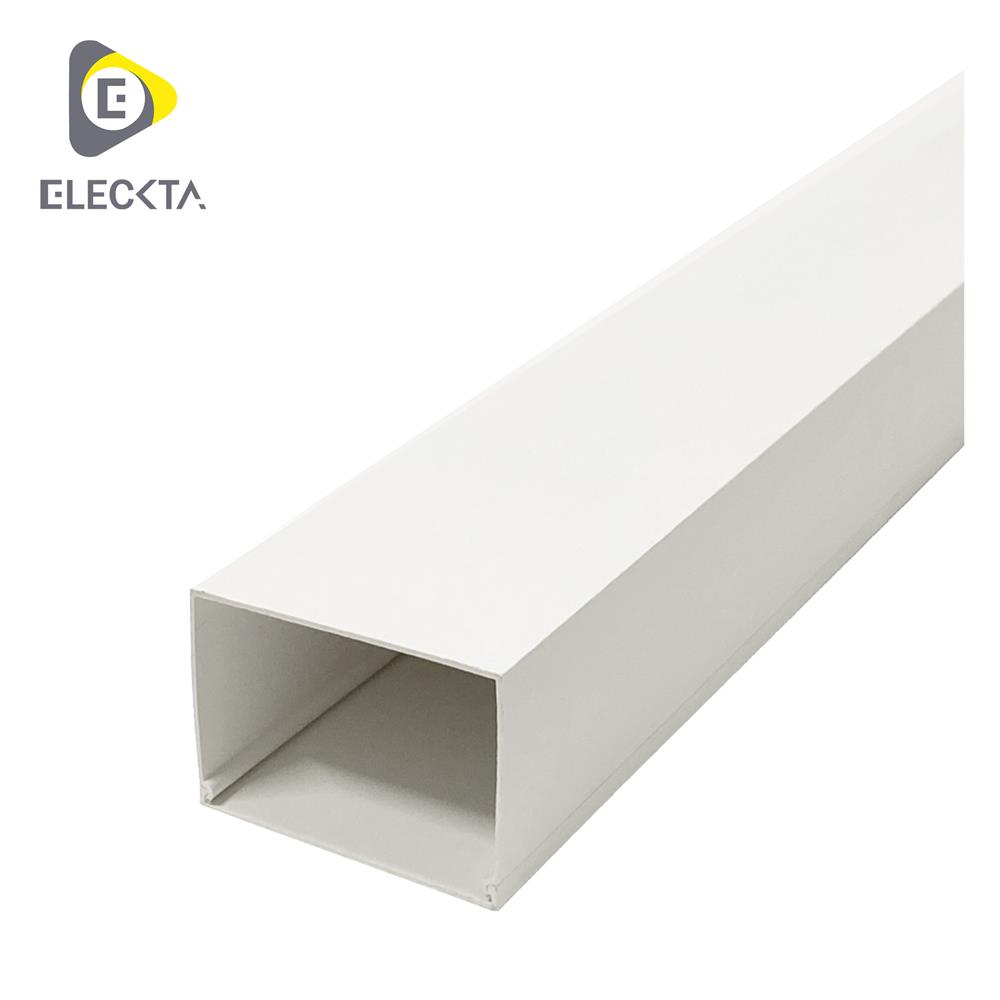 รางทรังกิ้ง ELECKTA 50X75 มม. 2 เมตร สีขาว