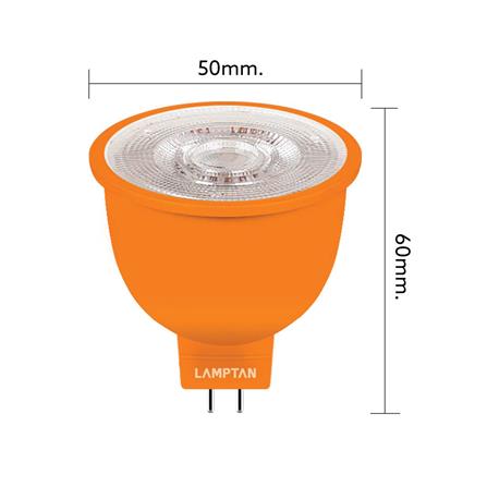 หลอด LED LAMPTAN MR16 DIMMABLE 7 วัตต์ WARM WHITE GU5.3_6