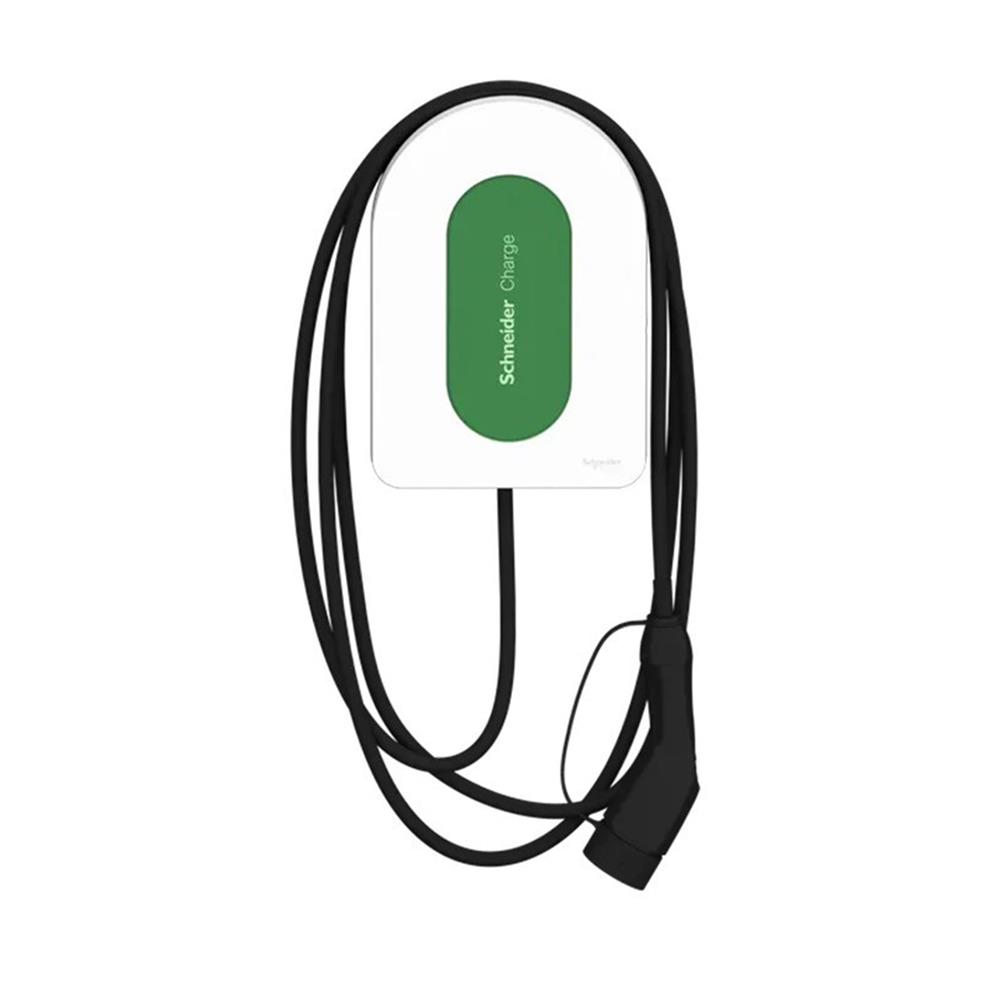 เครื่องชาร์จรถยนต์ไฟฟ้า (ไม่รวมติดตั้ง) SCHNEIDER 7.4KW 1P+N 5 ม. สีขาว