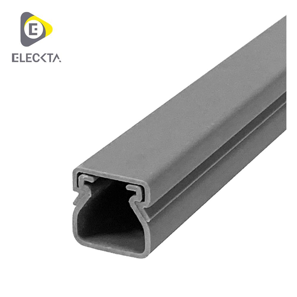 รางเก็บสายไฟวายเวย์ PVC ELECKTA 20X20 มม. 2 เมตร สีเทา