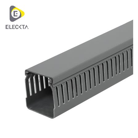 รางเก็บสายไฟวายดักส์ ELECKTA 60X60 มม. 2 ม. สีเทา_0