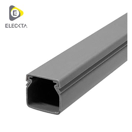 รางเก็บสายไฟวายเวย์ PVC ELECKTA 30X30 มม. 2 เมตร สีเทา_0