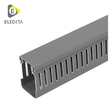รางเก็บสายไฟวายดักส์ ELECKTA 60X40 มม. 2 ม. สีเทา_0