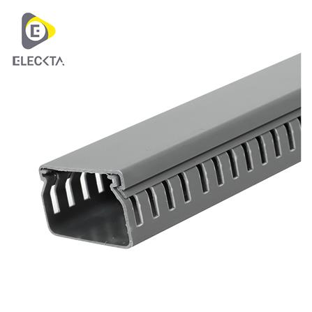 รางเก็บสายไฟวายดักส์ ELECKTA 40X60 มม. 2 ม. สีเทา_0