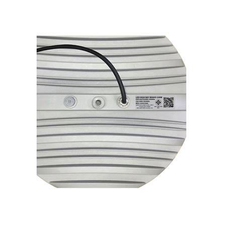 โคมไฮเบย์ LED RACER BRAVO 220 วัตต์ DAYLIGHT สีเทา_5