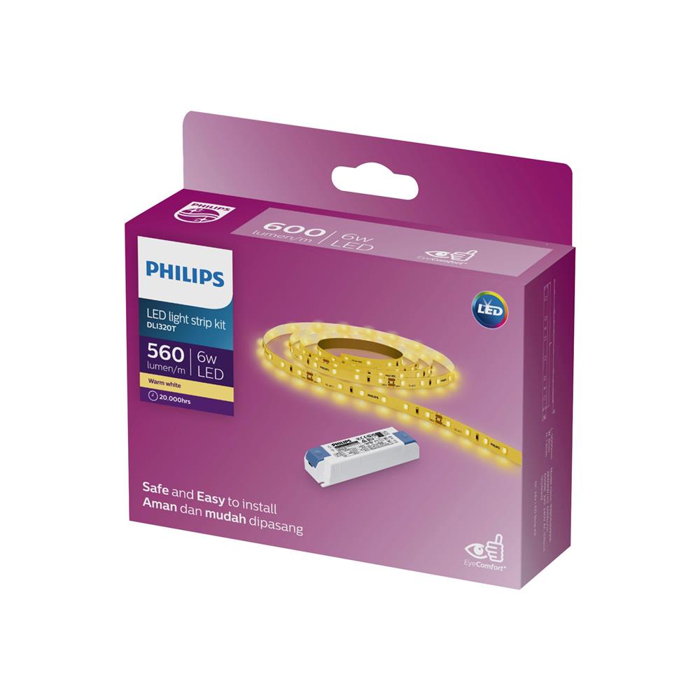 ไฟเส้น LED PHILIPS 24V DC 28 วัตต์ 5 เมตร WARM WHITE