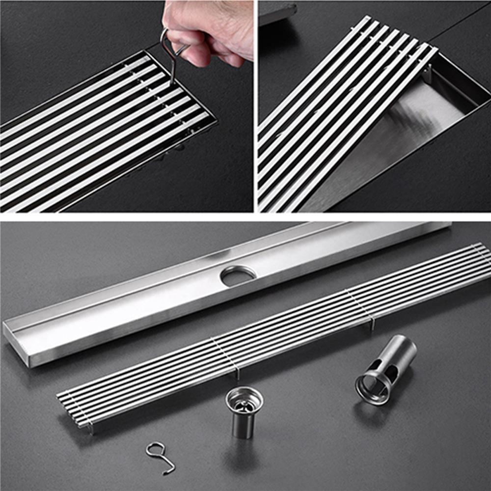 รางน้ำทิ้ง CASSA CL0245 120 ซม. สีเงิน