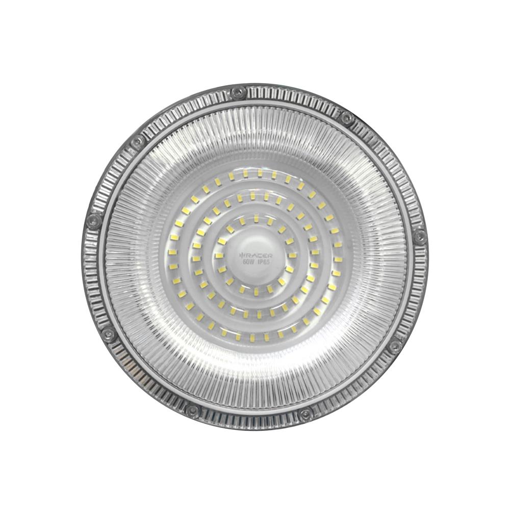 โคมไฮเบย์ LED RACER BRAVO 60 วัตต์ DAYLIGHT สีเทา