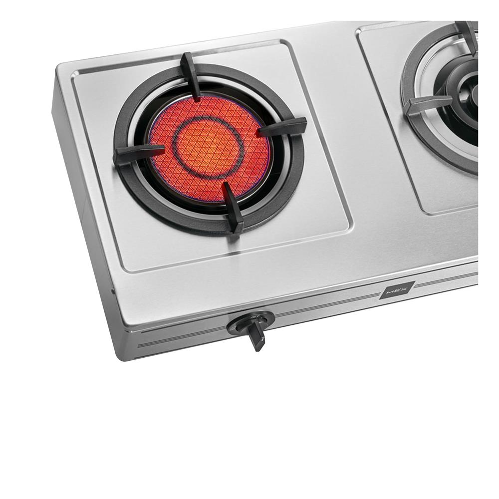 เตาแก๊สตั้งโต๊ะ 2 หัวแก๊ส MEX PC5872IGX