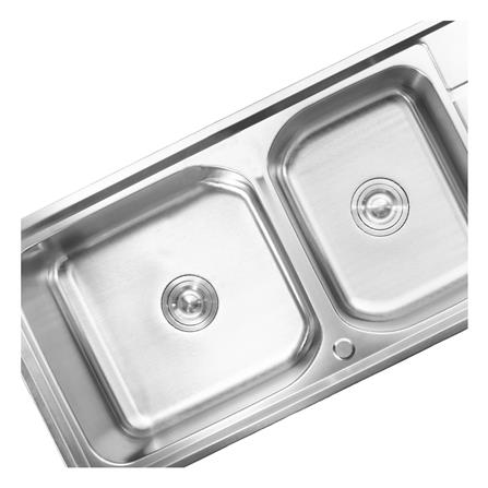 ซิงค์ฝัง 2 หลุม 1 ที่พัก AXIA RIVIERA PRO120 สีเงิน_2