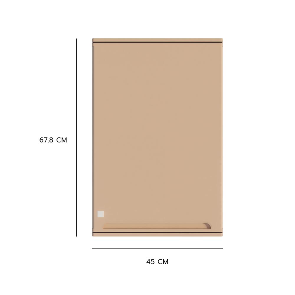 ตู้แขวนเดี่ยว KING PLAT-CURVE 45x67.8 ซม. สี SAND