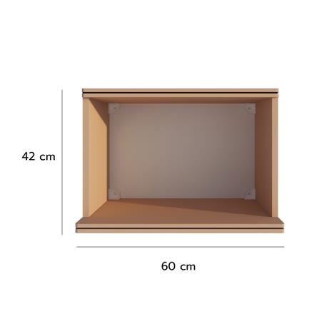 ช่องเสริมไมโครเวฟ KING PLATINUM 60x42 ซม. สี SAND_3