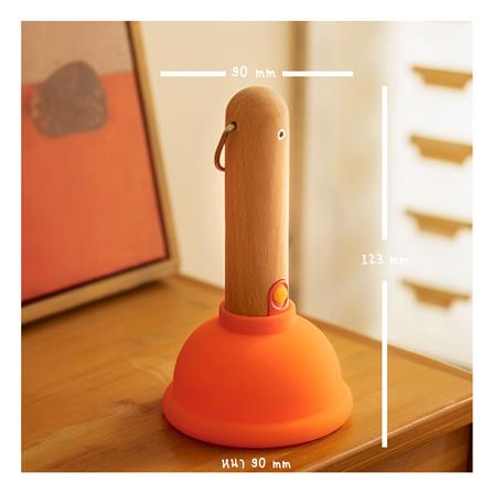 ไฟตั้งโต๊ะ LED MOFII DS PLUNGER 0.5 วัตต์ สีส้ม/น้ำตาล_5
