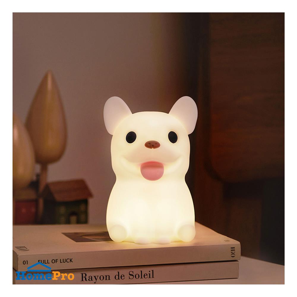 ไฟตั้งโต๊ะ LED MOFII DS FRENCH BULL DOG 0.5 วัตต์ สีขาว