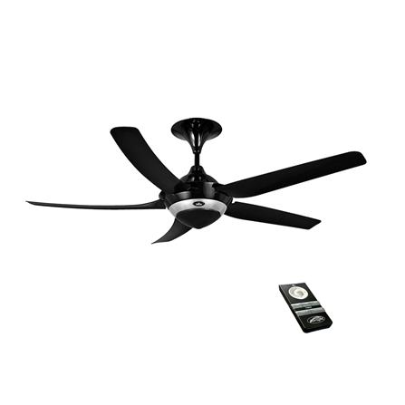 พัดลมไม่มีโคมไฟ CARINI DEKA-R28-BK 56 นิ้ว สีเงิน/ดำ_0