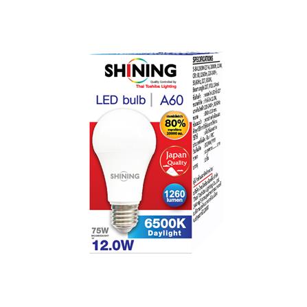 หลอด LED SHINING A60 12 วัตต์ DAYLIGHT E27_6