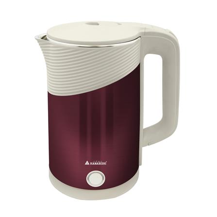 กาต้มน้ำไฟฟ้า HANABISHI HCK-161 1.6 ลิตร สีแดง_0