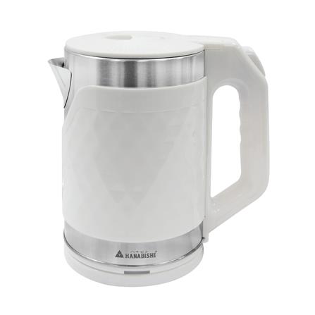 กาต้มน้ำไฟฟ้า HANABISHI HCK-20 2 ลิตร สีขาว_0
