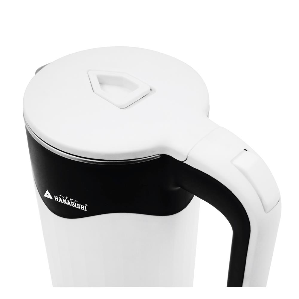 กาต้มน้ำไฟฟ้า HANABISHI HCK-16 1.6 ลิตร สีขาว/ดำ