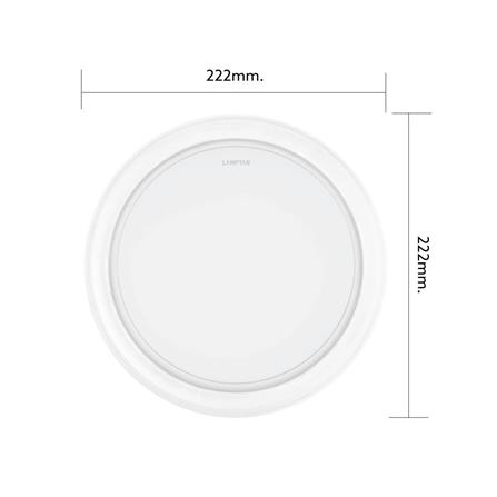 ดาวน์ไลท์ LED LAMPTAN BRIGHT SELECT 8.7 นิ้ว 20 วัตต์ DAYLIGHT/COOL WHITE/WARM WHITE สีขาว_6