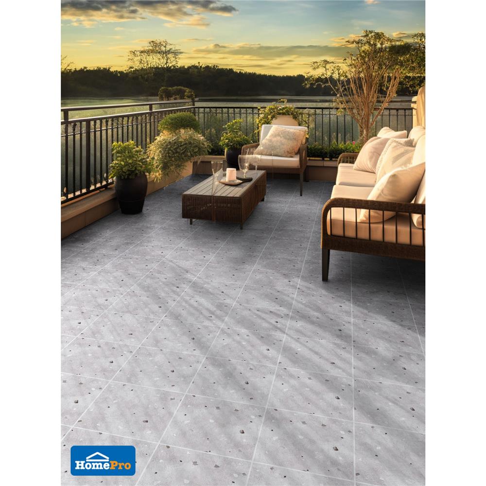 กระเบื้องพื้นพอร์ซเลน 30x30 ซม. COTTO นิกก้า เทาอ่อน ExC PM 1 ตร.ม.