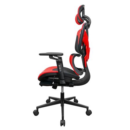 เก้าอี้สุขภาพ SURE HAIKU PL-45GM สีดำ/แดง_2