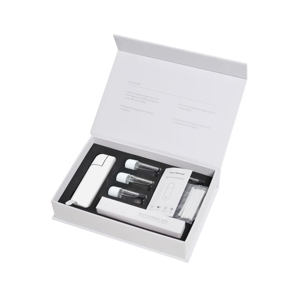 ชุดเครื่องพ่นอโรม่าพร้อมรีฟิล 5 มล. (6 กลิ่น) ACCO A807 สีขาว