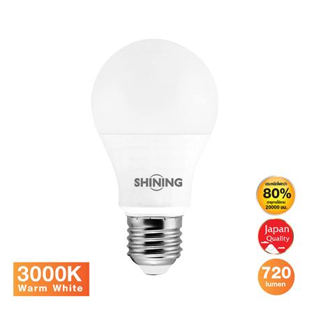 หลอด LED SHINING A60 9 วัตต์ WARM WHITE E27_0