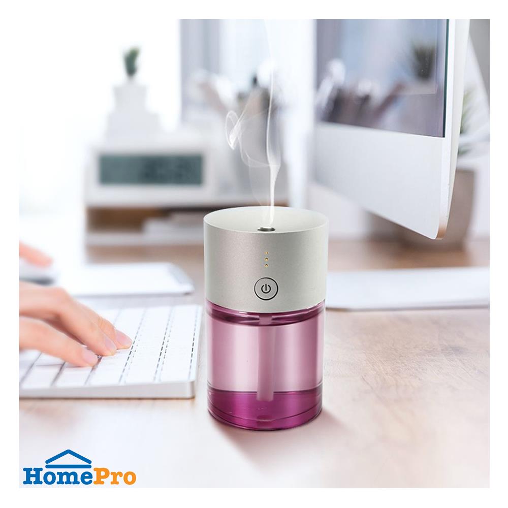 ชุดเครื่องพ่นอโรม่า ACCO 80 มล. DIAMOND สีชมพู