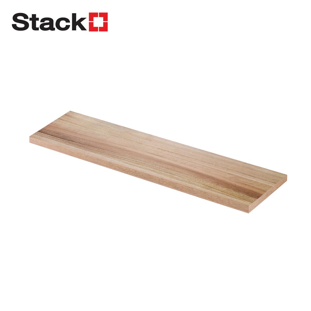 แผ่นชั้นไม้เมลามีน STACKO 60x20x1.6 ซม. สีไลท์โรมา