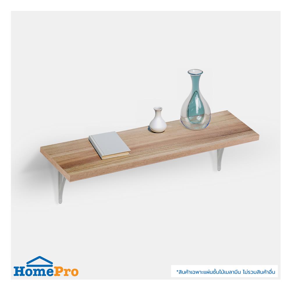 แผ่นชั้นไม้เมลามีน STACKO 60x20x1.6 ซม. สีไลท์โรมา