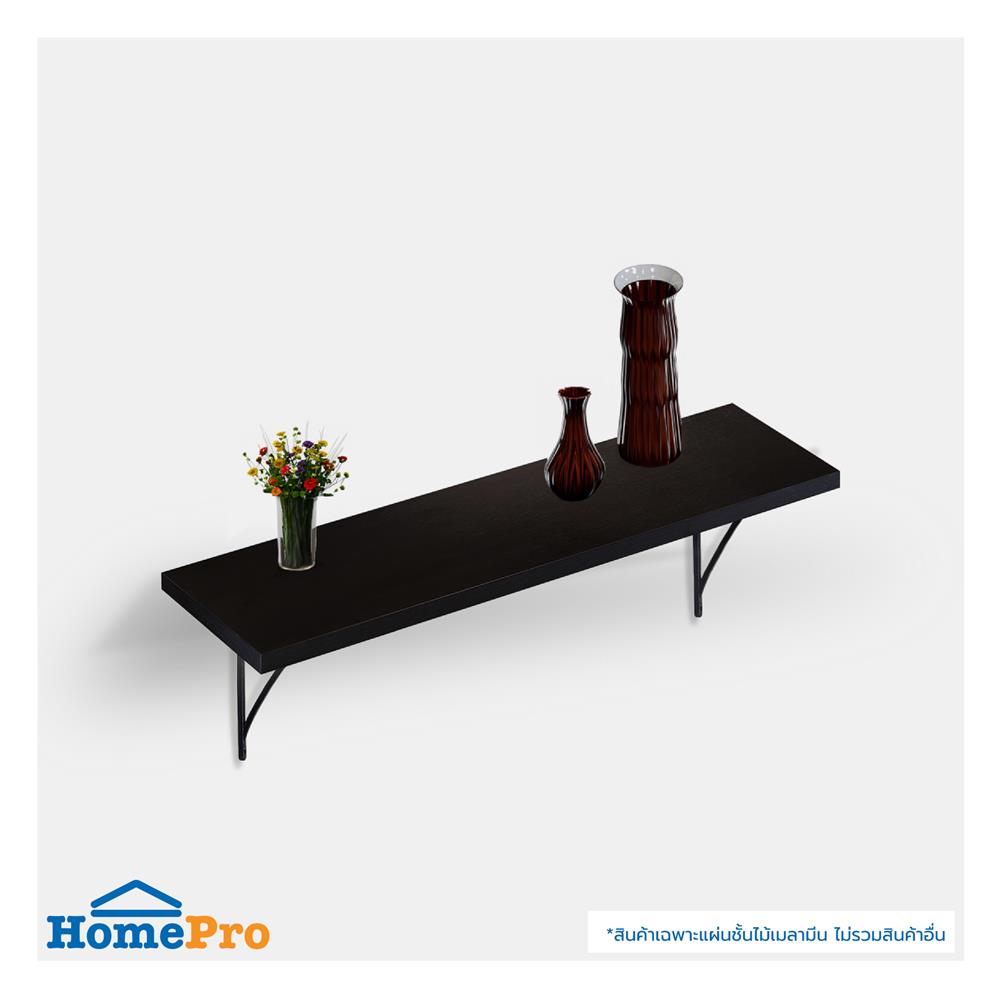 แผ่นชั้นไม้เมลามีน STACKO 60x20x1.6 ซม. สีโอ๊ค