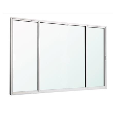 หน้าต่างบานเลื่อน อะลูมิเนียม S-F-S MHOLARN 180x110 ซม. สีขาว_1