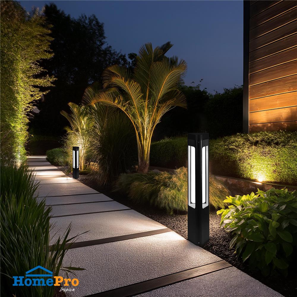 ไฟทางเดิน LED CARINI HK-Y2023 80CM 10 วัตต์ WARM WHITE สีดำ