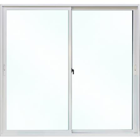 ประตูบานเลื่อน อะลูมิเนียม S-S MHOLARN 200x200 ซม. สีขาว_1