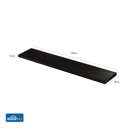 แผ่นชั้นไม้เมลามีน STACKO 120x20x1.6 ซม. สีโอ๊ค_4