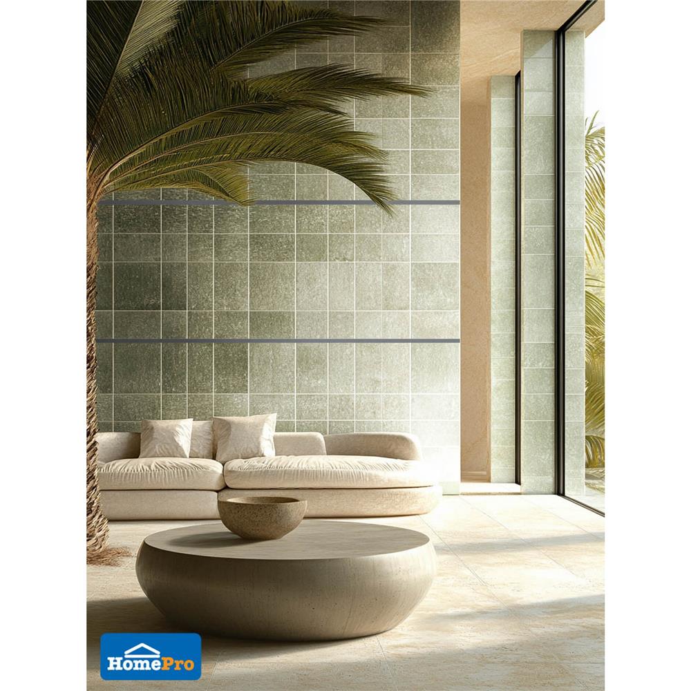 คิ้วอะลูมิเนียมแบบเหลี่ยม TARA 12 มม. 2 ม. สีเทาฟ้า