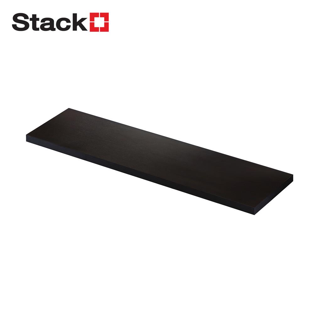 แผ่นชั้นไม้เมลามีน STACKO 80x20x1.6 ซม. สีโอ๊ค